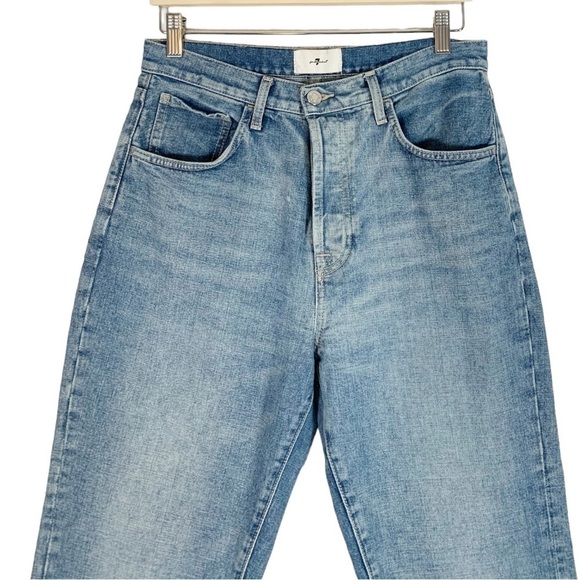 7 For All Mankind Easy Boot High Rise Flare Leg Jeans - Picture 5 of 11